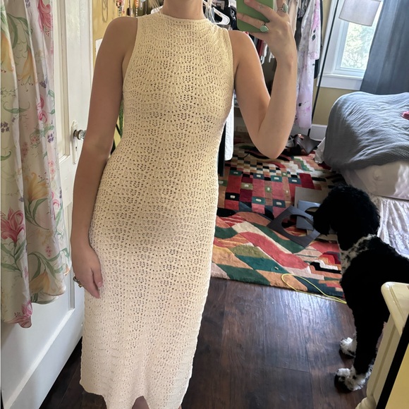 DISSH crochet dress buttermilk color xs - Picture 2 of 9